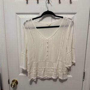 Aero peasant top